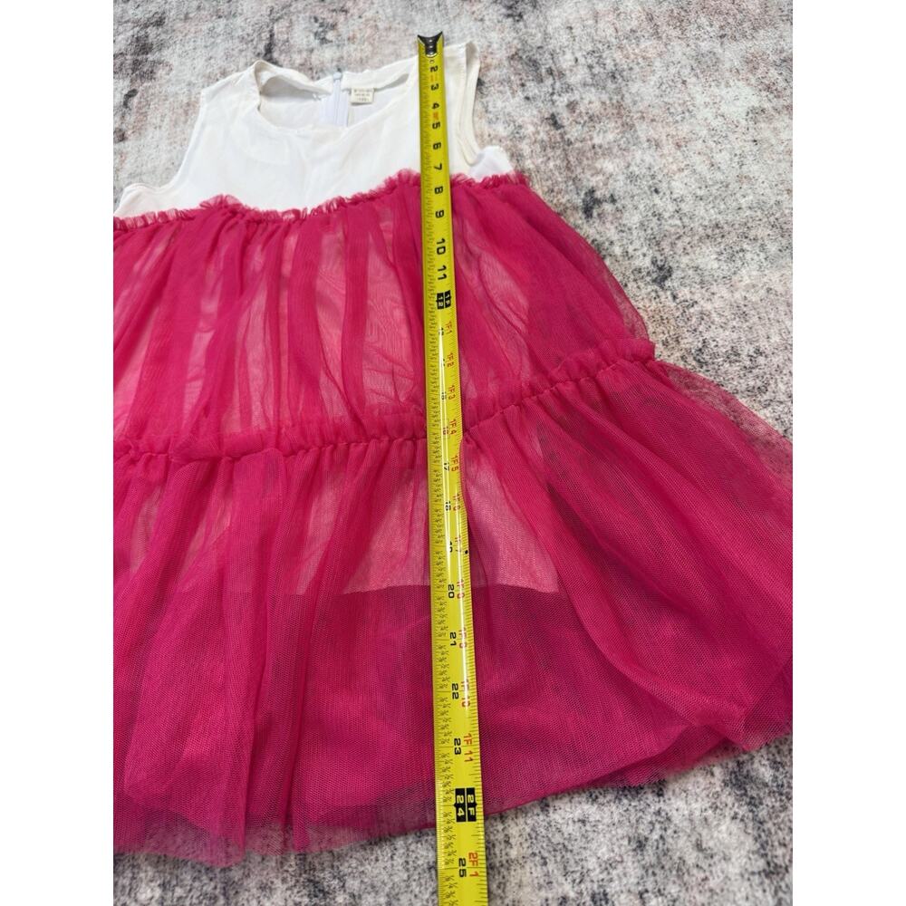 Girls Tutu Dress Sleeveless Princess Party Dress Sz 8-10 Wedding Guest Birthday - Picture 3 of 4